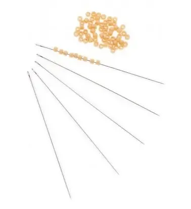 1 AGUJA RECTA PARA ENFILAR ABALORIOS 5.5 Cm