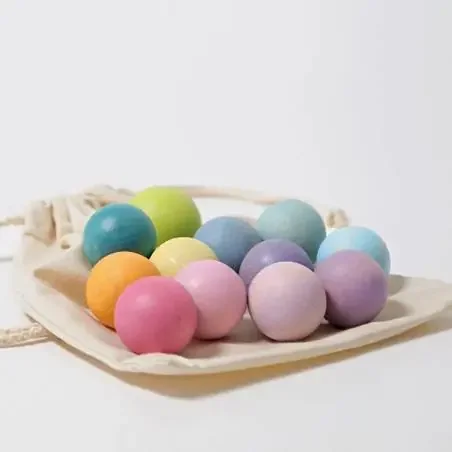 12 bolas medianas pastel Grimm´s