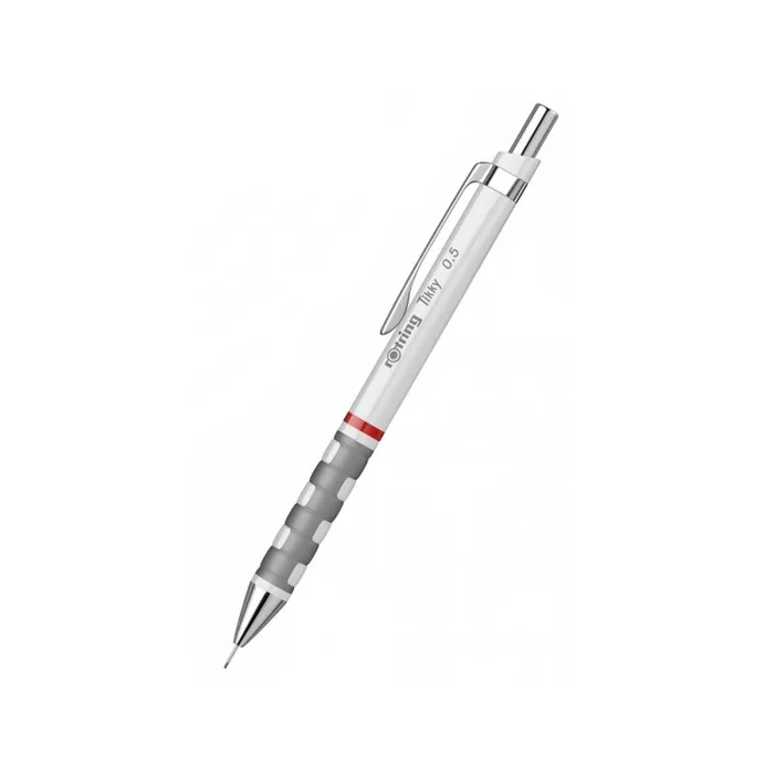 12 Unidades – Portaminas rotring tikky 0,5 mm color blanco