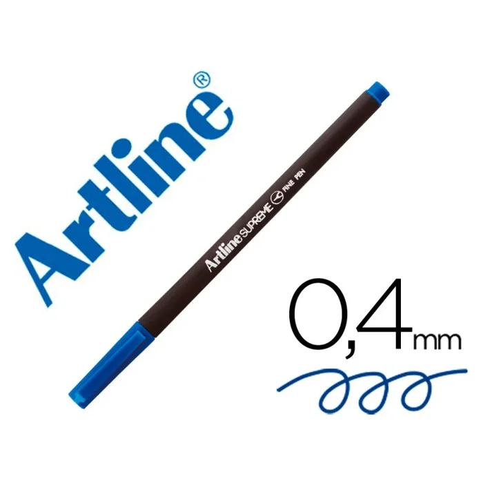 12 Unidades – Rotulador artline supreme epfs200 fine liner punta de fibra azul 0,4 mm