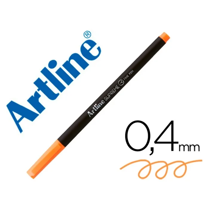 12 Unidades – Rotulador artline supreme epfs200 fine liner punta de fibra naranja claro 0,4 mm