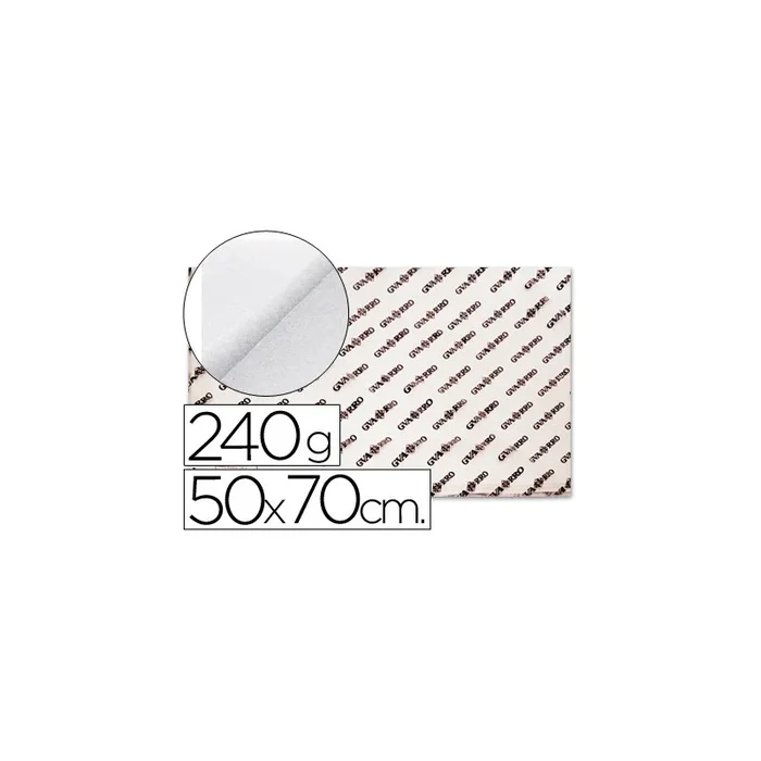 25 Unidades – Papel acuarela 50×70 cm 240 gr grano grueso