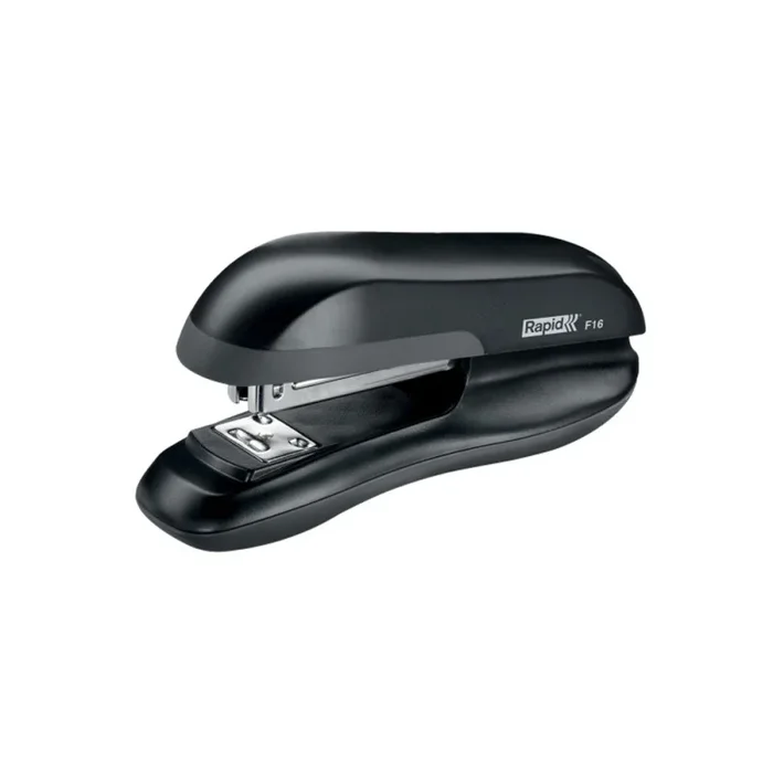3 Unidades – Grapadora rapid f16 plastico capacidad 20 hojas usa grapas 24/6 y 26/6 color negro