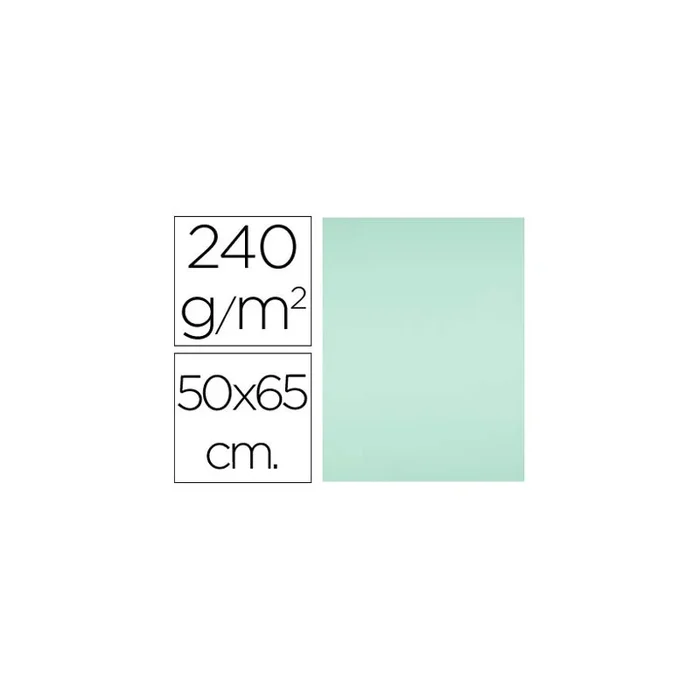 5 Unidades – Cartulina liderpapel 50×65 cm 240g/m2 verde