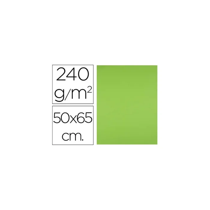 5 Unidades – Cartulina liderpapel 50×65 cm 240g/m2 verde hierba