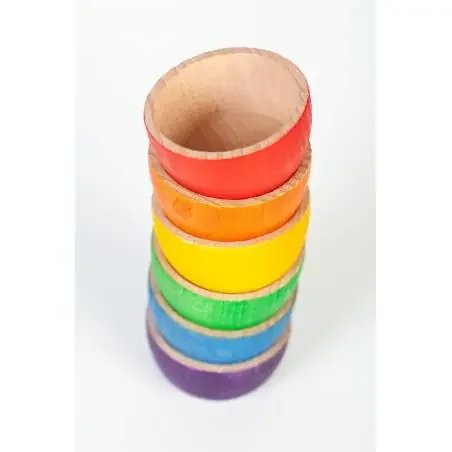 6 cuencos arco iris