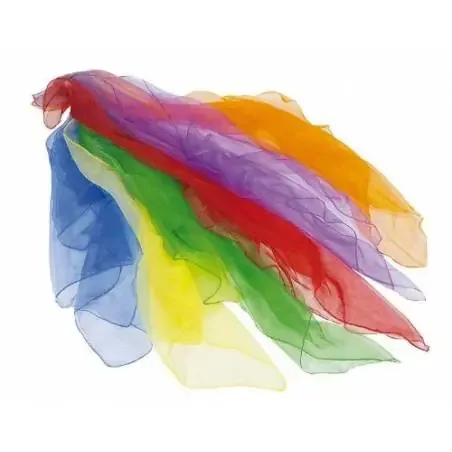 6 foulares de colores