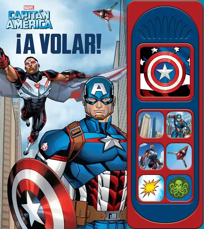A volar. marvel capitan america. 7b lsb