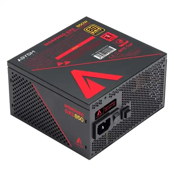 Abysm Gaming Morpheo GX5 850W Fuente de Alimentacion 80 Plus Gold Full Modular 850W ATX – Ventilador 120mm