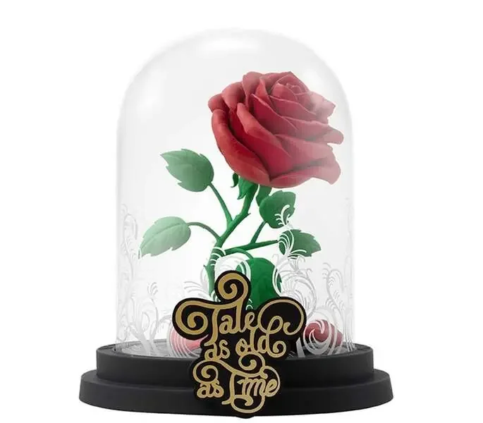 Abystyle SFC Disney La Bella y la Bestia La Rosa Encantada – Altura 12cm aprox. – Fabricada en PVC