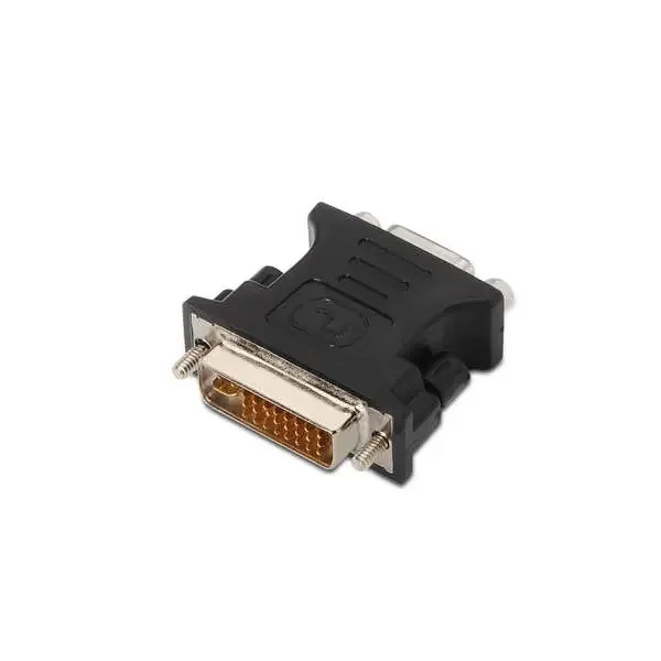 Aisens Adaptador DVI a SVGA – 24+5/Macho-HDB15/Hembra – Color Negro