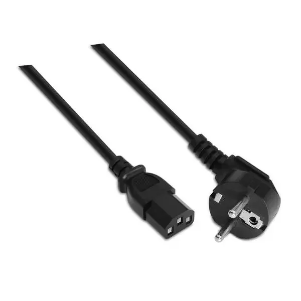 Aisens Cable Alimentacion CPU – CEE7/M-C13/H – 5.0m – 100% Cobre Puro AWG18 – Color Negro