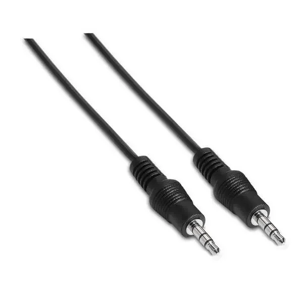 Aisens Cable Audio Estereo – JACK 3.5/M-JACK 3.5/M – 1.5m – Color Negro