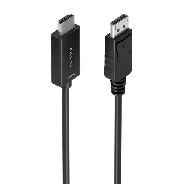 Aisens Cable Conversor DISPLAYPORT a HDMI 4K@60HZ – DP/M-HDMI/M – 3.0m – Color Negro