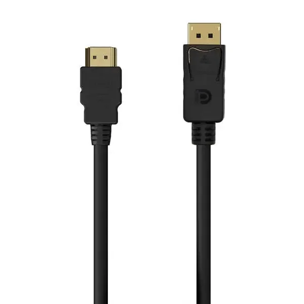 Aisens Cable Conversor DisplayPort a HDMI – DP/M-HDMI/M – 1.5M – Color Negro