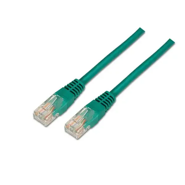Aisens Cable de Red Latiguillo RJ45 Cat.6 UTP AWG24 – 3.0m – 10/100/1000 Mbit/s – Color Verde