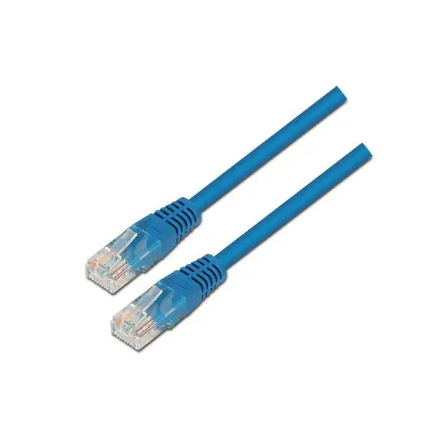 Aisens Cable de Red Latiguillo RJ45 Cat.6 UTP AWG24 – 3.0m – 10/100/1000 Mbit/s – Color Azul