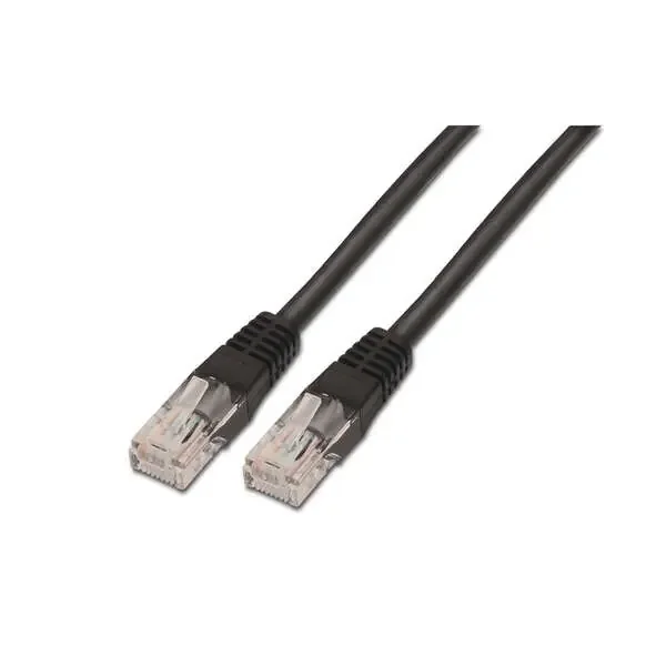 Aisens Cable de Red Latiguillo RJ45 Cat.6 UTP AWG24 – 3.0m – 10/100/1000 Mbit/s – Color Negro