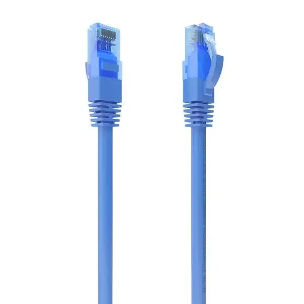 Aisens Cable de Red Latiguillo RJ45 Cat.6 UTP AWG26 CCA – 0.5m – Color Azul