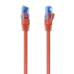 AISENS CABLE DE RED LATIGUILLO RJ45 CAT.6 UTP AWG26 CCA – 1.0M – COLOR ROJO