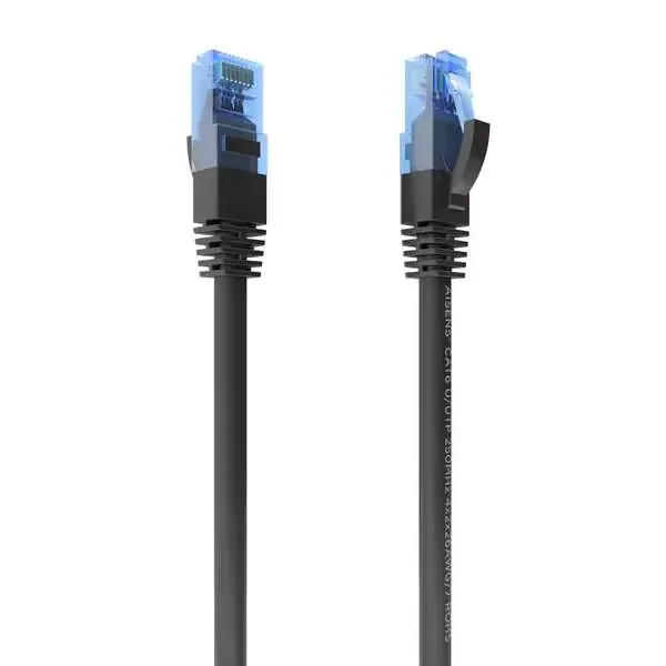 Aisens Cable de Red Latiguillo RJ45 Cat.6 UTP AWG26 CCA – 10m – Color Negro
