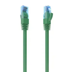 AISENS CABLE DE RED LATIGUILLO RJ45 CAT.6 UTP AWG26 CCA – 3.0M – COLOR VERDE