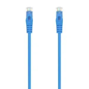 AISENS CABLE DE RED LATIGUILLO RJ45 LSZH CAT.6A 500 MHZ UTP AWG24 – 0.25M – LIBRE DE HALOGENOS – 10 GIGABIT/S – COLOR AZUL