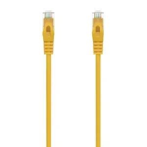 AISENS CABLE DE RED LATIGUILLO RJ45 LSZH CAT.6A 500 MHZ UTP AWG24 – 1.5M – LIBRE DE HALOGENOS – 10 GIGABIT/S – COLOR AMARILLO