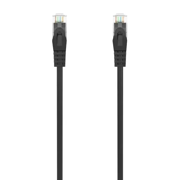 Aisens Cable de Red Latiguillo RJ45 LSZH CAT.6A 500 MHZ UTP AWG24 – 25CM – Color Negro