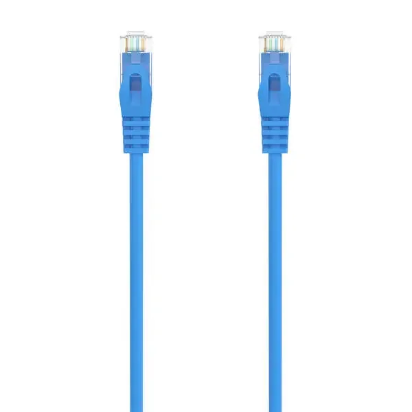Aisens Cable de Red Latiguillo RJ45 LSZH CAT.6A 500 MHZ UTP AWG24 – 30CM – Color Azul