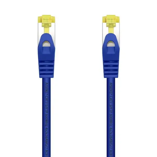 Aisens Cable de Red Latiguillo RJ45 LSZH Cat.7 600 MHz S/FTP PIMF AWG26 – 2.0M – Color Azul