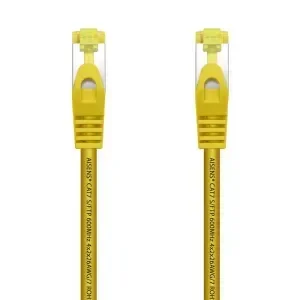 AISENS CABLE DE RED LATIGUILLO RJ45 LSZH CAT.7 600 MHZ S/FTP PIMF AWG26 – 25CM – COLOR AMARILLO