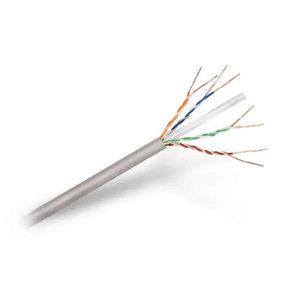 Aisens Cable de Red RJ45 LSZH Cat.6 UTP Rigido AWG24 – Bobina de 305m – Libre de Halogenos y 100% Cobre para Instalacion – Color Gris