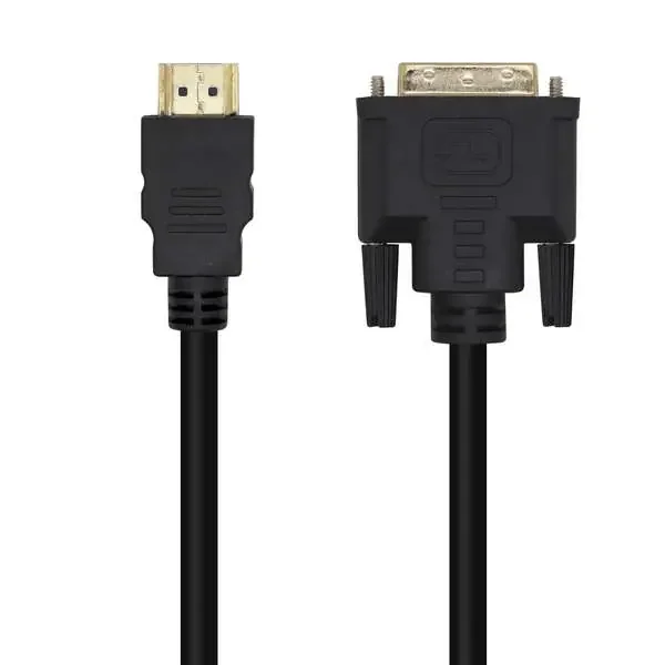 Aisens Cable DVI a HDMI – DVI18+1/Macho-HDMI A Macho – 3.0m – Color Negro