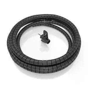 AISENS ORGANIZADOR DE CABLE EN ESPIRAL 25MM – 6.0M – COLOR NEGRO