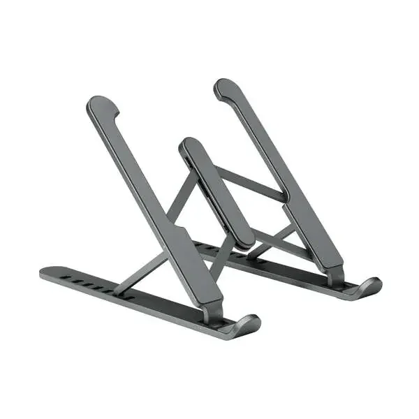 Aisens Soporte de Sobremesa Ajustable para Portatil / Tablet Oscuro – Color Gris