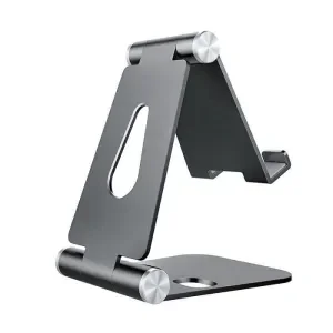 AISENS SOPORTE DE SOBREMESA TAMAÃ±O M AJUSTABLE (2 PIVOTES) PARA MOVIL / TABLET – COLOR GRIS