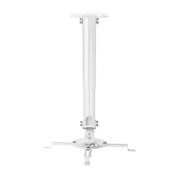 Aisens Soporte Universal Giratorio – Inclinable y Extensible de Techo para Proyector – Hasta 13.5Kg – Color Blanco