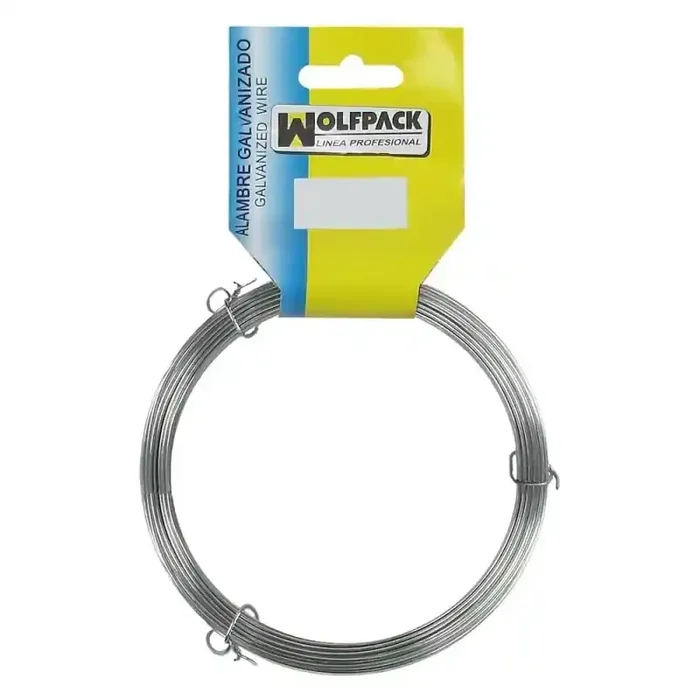 Alambre Galvanizado (Rollo 1000 gramos) nº15/2,4 mm.