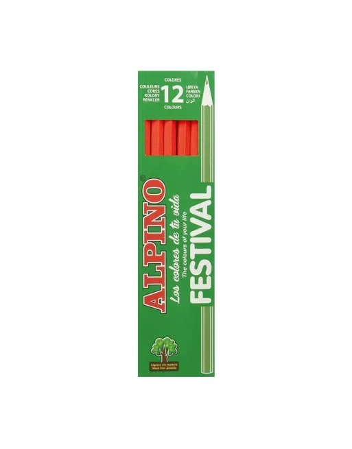 ALPINO 12U LAPICES FESTIVAL ROJO – C0131005