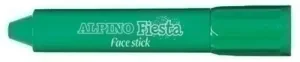 ALPINO FIESTA FACE STICK PACK CON 6 BARRITAS DE PINTURA FACIAL – SISTEMA RETRACTIL GIRATORIO – SE LAVA CON AGUA – TESTADO DERMATOLOGICAMENTE – COLOR VERDE