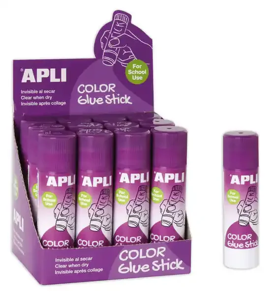 Apli Barra Pegamento Adhesivo – 21g – Facil Aplicacion – No Toxico – Transparente