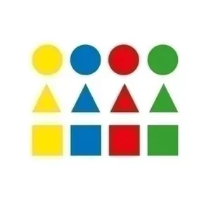 APLI BOLSA DE 1.032 GOMETS FORMAS GEOMETRICAS – ADHESIVO PERMANENTE – LIBRES DE DISOLVENTES – IDEALES PARA ESCUELAS INFANTILES – PAPELES ECF – COLORES, FORMAS Y TAMAñOS SURTIDOS