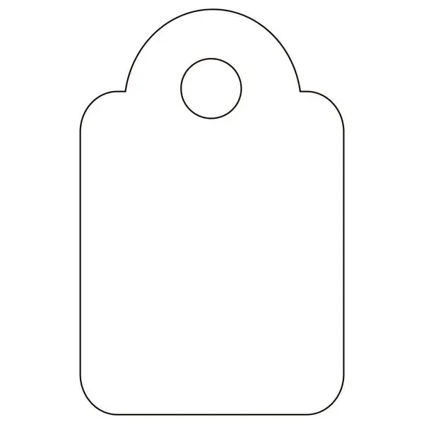 Apli Etiquetas Colgantes Blancas 13 x 20mm 1.000 U.