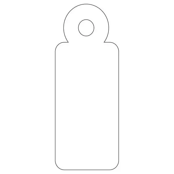 Apli Etiquetas Colgantes Blancas 13 x 34mm 1.000 U.