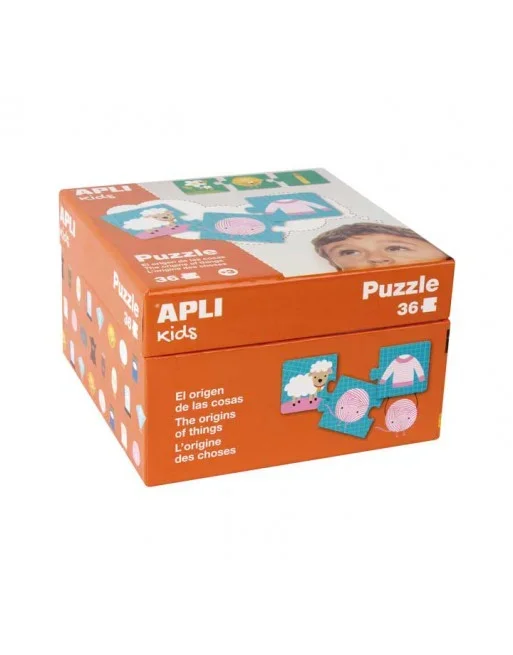 APLI KIDS 36U PUZZLE ORIGEN COSAS – 14406
