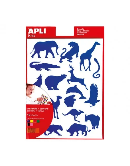 APLI KIDS BOLSA 12H GOMETS ANIMALES SELVA – 10115