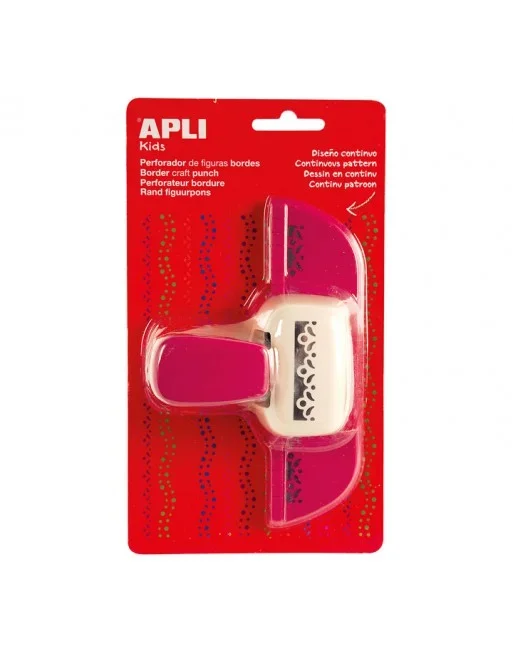 APLI KIDS PERFORADORA LATERAL FLOR BLANCO-ROSA – 13640