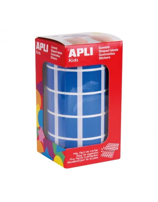 APLI KIDS ROLLO GOMETS CUADRADO 20X20MM.AZUL – 4876