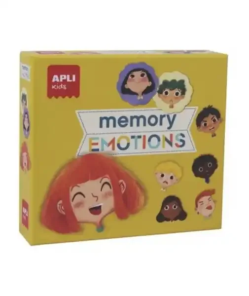 Apli Memory Emotions – Estimula la Memoria – Enseña a Expresar Emociones – Piezas Resistentes y Seguras – Mejora Concentracion y Habilidades